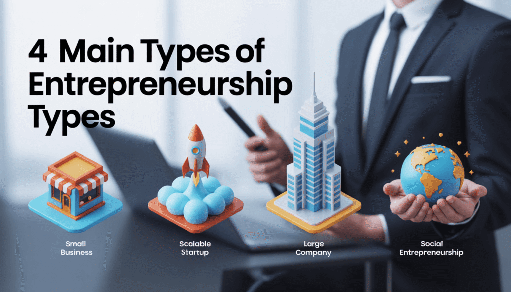 Understanding the 4 Main Types of Entrepreneurship (With Examples)